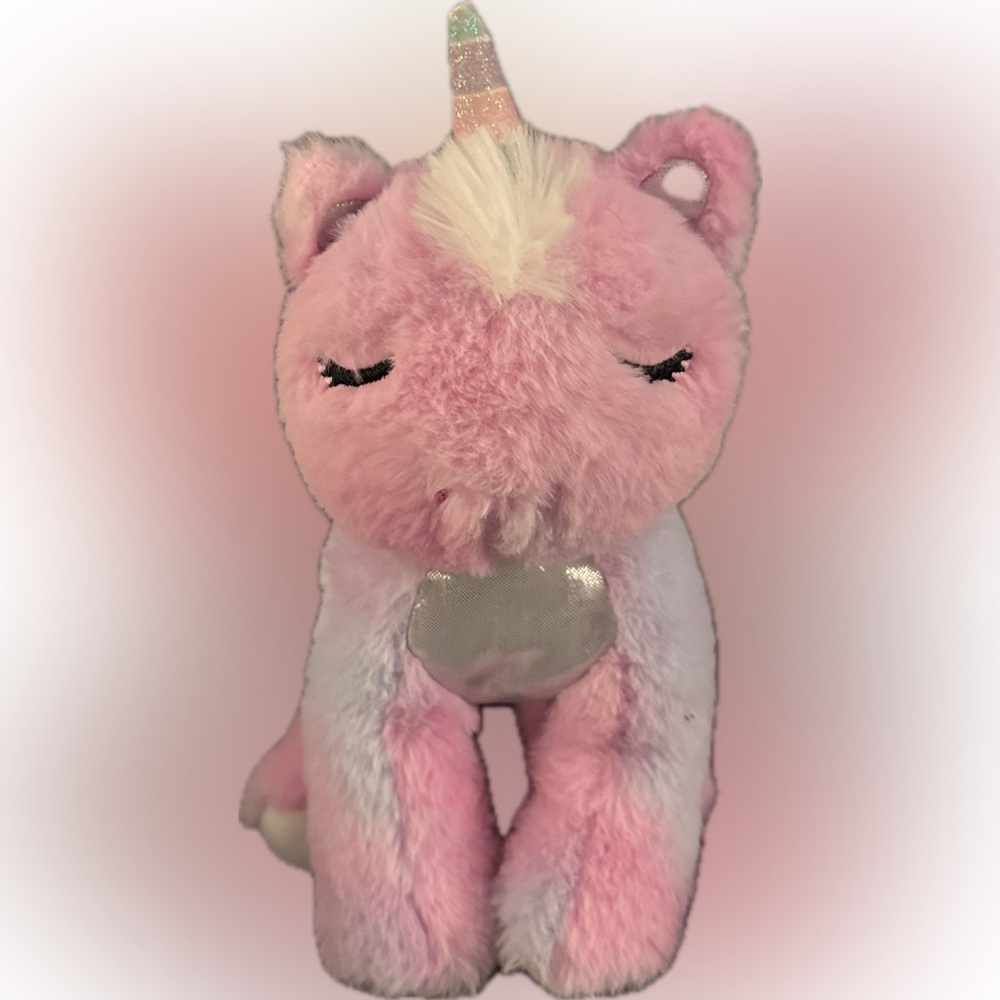 Pink Unicorn Mini Backpack - Adorable Plush